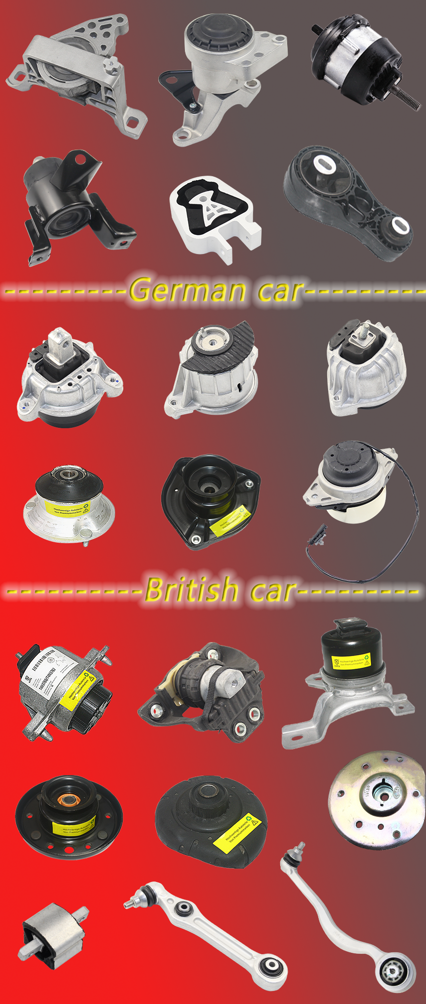 Фабрика экспортирует детали для шасси, производитель резиновых форм, опора двигателя 50820-SWE-T01 для Honda CRV